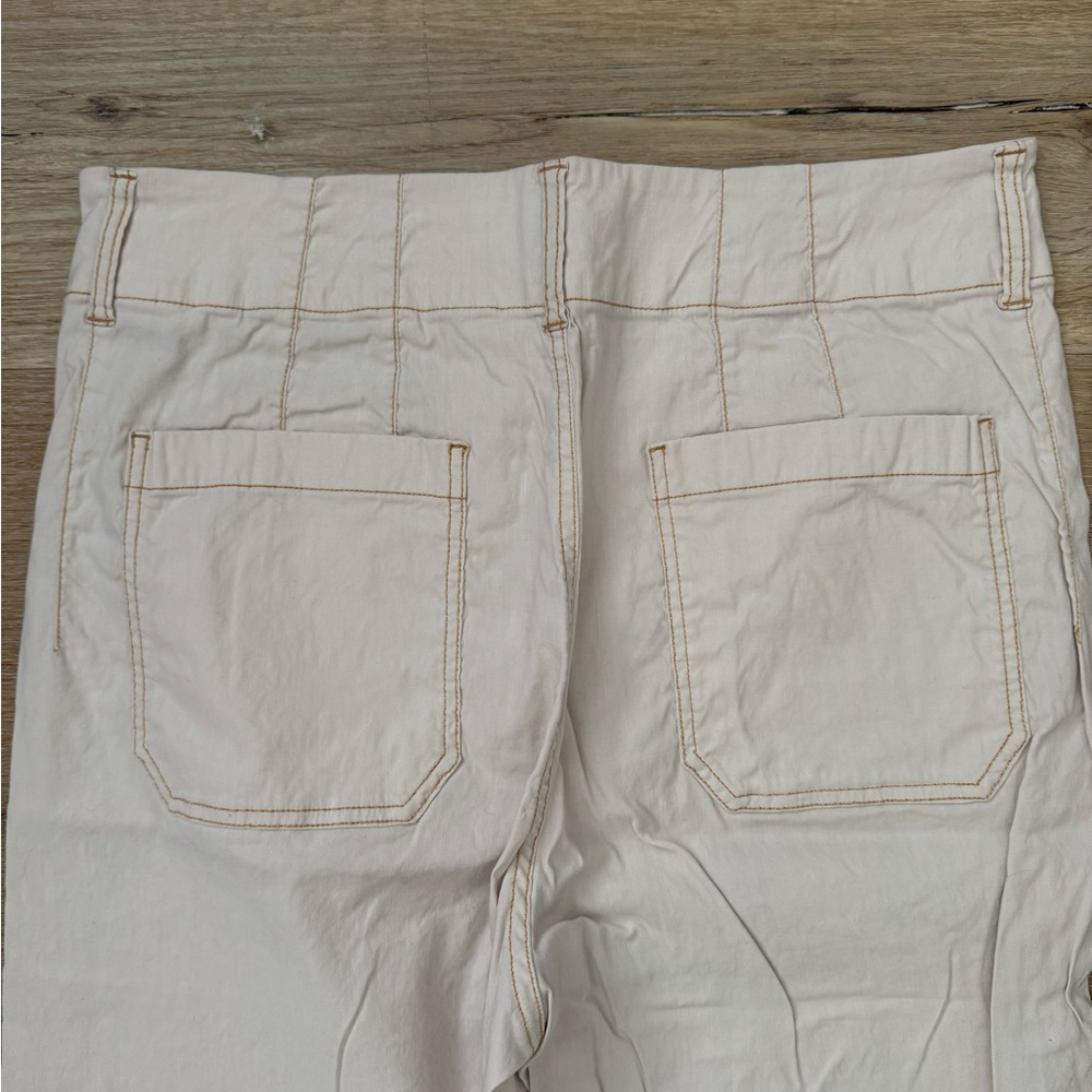 The Collette Crop Wide Leg Pants: Contrast Stitch Edition - Picture 9 of 9